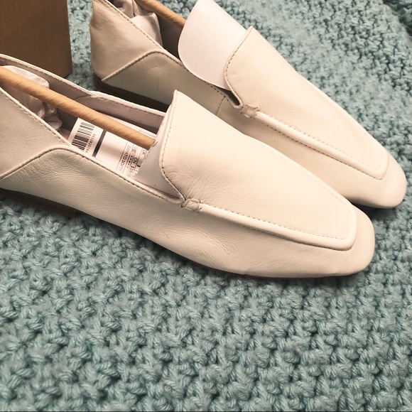 mango white loafers